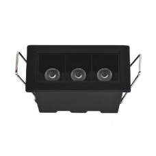 Χωνευτό Φωτιστικό Γραμμικό LED 9W 230V 720lm 15° CCT 6cm Μαύρο X00190B